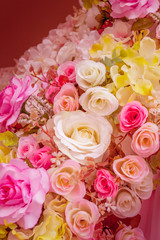 Wedding flower ceremony , rose flower