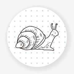 snail doodle