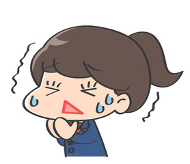 学生　女の子　恐怖