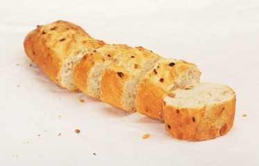 Sliced French Baguette