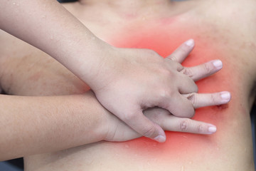 cpr for the unconscious person