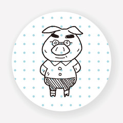 three little pigs doodle