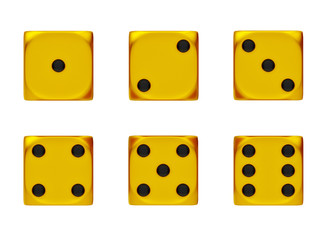Golden Dice Set
