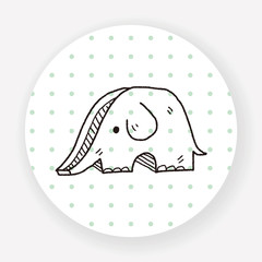 Elephant SLIDE doodle
