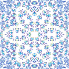 Abstract pattern on white