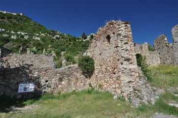 Obraz premium Mystras - the capital of the Byzantine Despotate of the Morea