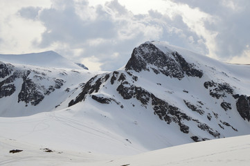 Winter in the area of The Seven Sacred Lakes, the place where The White Brotherhood use to gather in the summer, Rila Mountain, Bulgaria