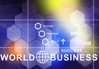 Digital business background
