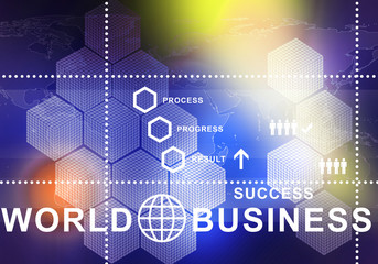 Fototapeta premium Digital business background