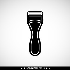 Fototapeta na wymiar Shaving razor icon 10 great for any use. Vector EPS10.