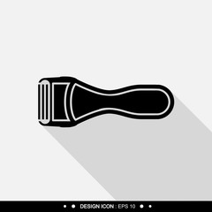 Shaving razor icon 1 great for any use. Vector EPS10.