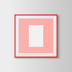 Blank picture frame.