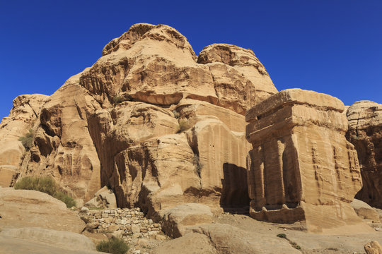 Djinn Blocks, Bab as-Siq (Entrance to the Siq), Petra, Jordan