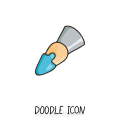 Paint brush icon vector