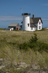 Fototapeta na wymiar Lighthouse Missing Lantern on Cape Cod