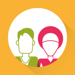 People icon design , vector illustration