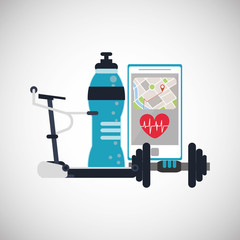 Gym icon design , vector illustration
