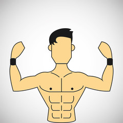 Fototapeta premium Gym icon design , vector illustration