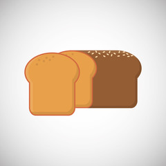 Bread icon design , vector illustration