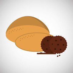 Bread icon design , vector illustration