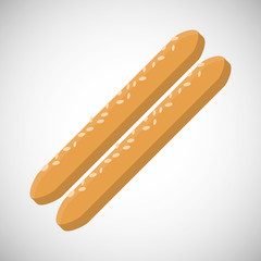 Bread icon design , vector illustration