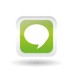 bubble icon design, vector illustration