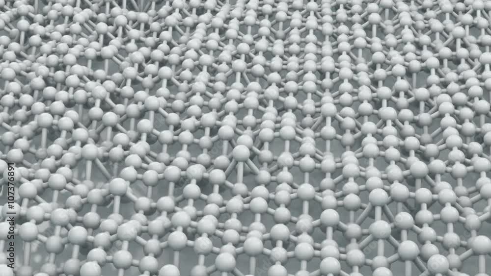 Poster white grid vibrating seamless loop 3d render 4k uhd (3840x2160)