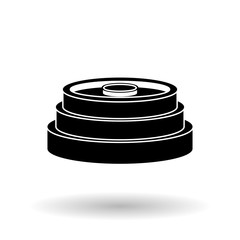 fitness and gym design, vector illustration