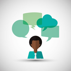 Communication icon design , vector illustration