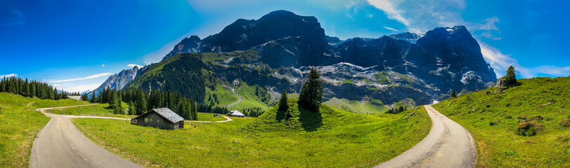 Fototapeta na wymiar panorama Eiger