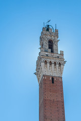 Obraz premium Torre del Mangia, Siena, Toscana, Italia