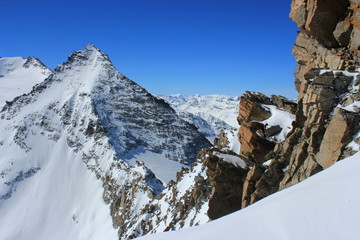 Mountains in winter season
