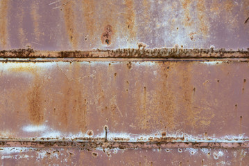 Rusted metal texture