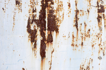 Rusted metal texture