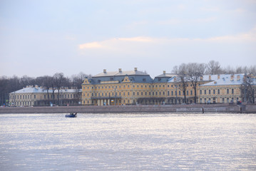 Fototapeta na wymiar Menshikov Palace in St.Petersburg.