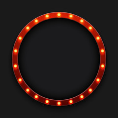 Vector modern retro billboard background 