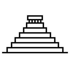 kukulkan  landmark  icon