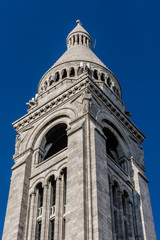 Detail of Basilica Sacre Coeur (designed by Paul Abadie). Paris