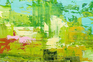 Fototapeta premium Abstract art background. Oil painting on canvas. Colour texture