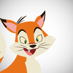 Fototapeta premium Animal cartoon design , vector illustration