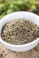 Portion of dried Thyme