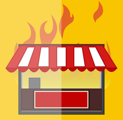 The Burning Shop