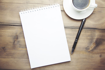 Working table with different accessories