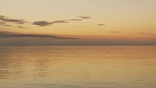 Sunset on the Sea