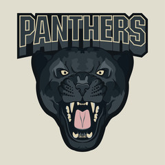 Fototapety  Emblemat zespołu Angry Panther Sport