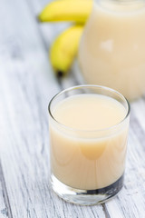 Glass of Banana Juice