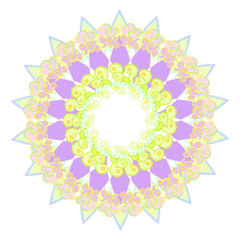 circular pattern on a white background.  illustratoration