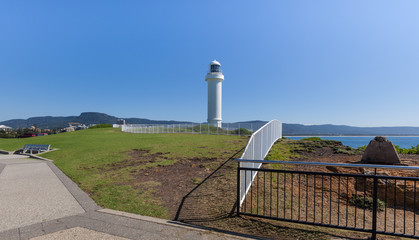 Fototapeta na wymiar Kiama lighthouse on sunny day, Sydney, Australia.