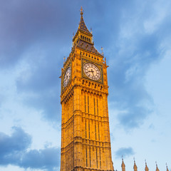 Fototapeta na wymiar Big Ben tower in London
