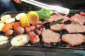 Foto op Plexiglas barbecue © genkibaby